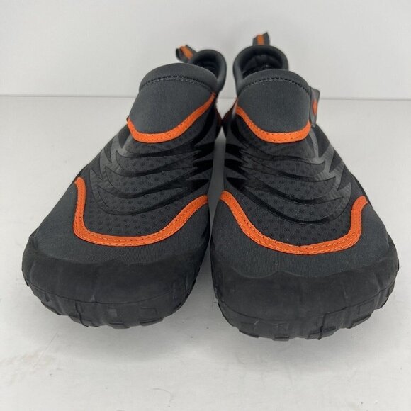 Athletic Works Gray Round Toe Aqua Socks Men's Size 7-8 Water Sport Shoes - Picture 3 of 9